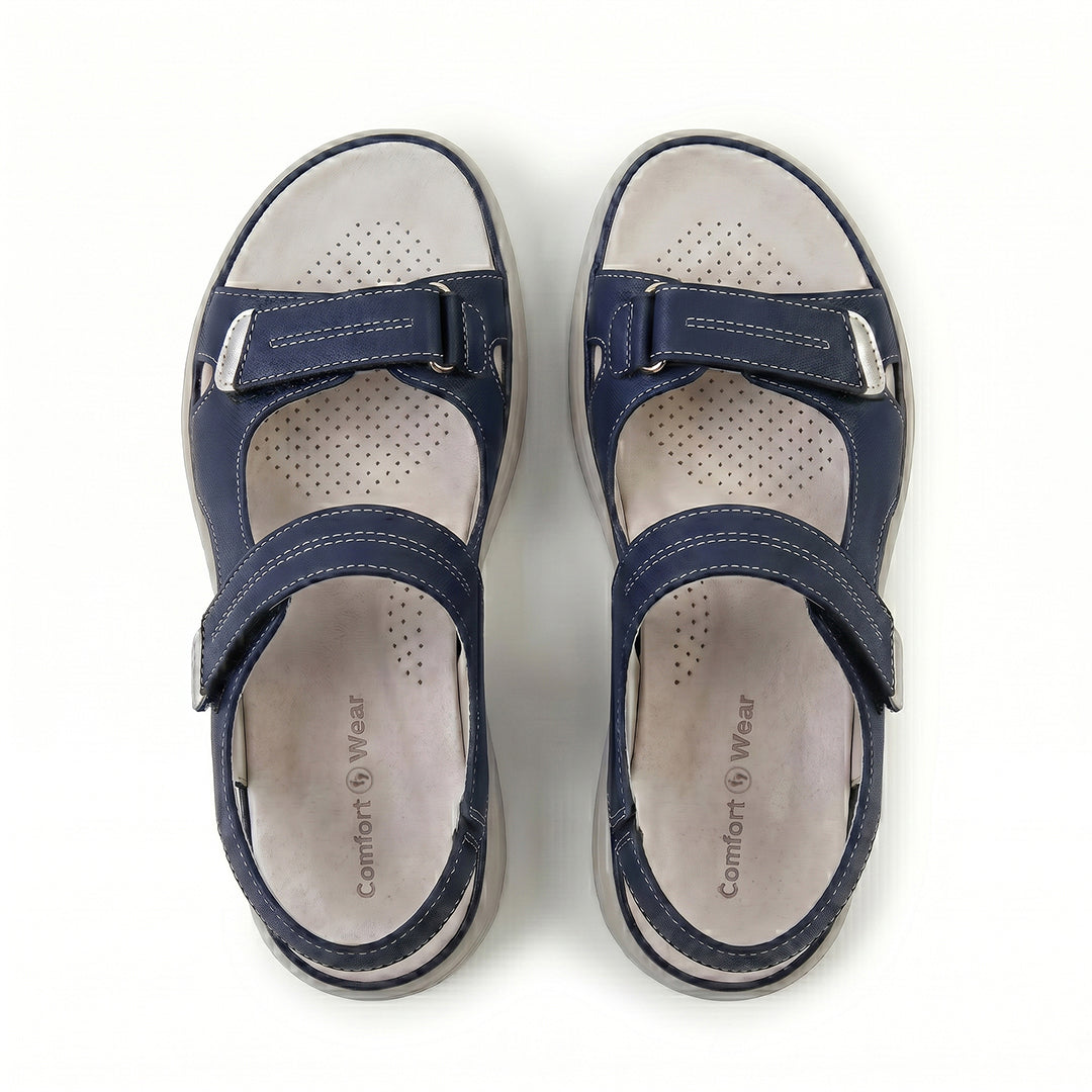 Women's Ortho Arch Support Sandals for Walking and All-Day Foot Comfort - Blue