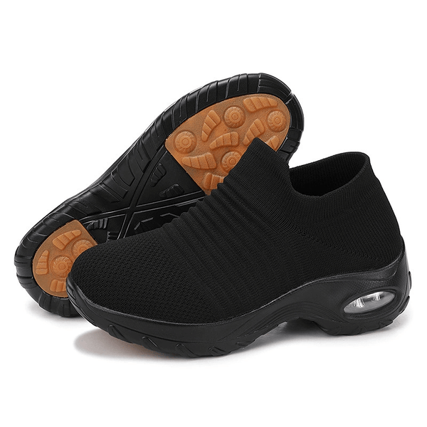 Women's Ortho Stretch Pro Shoes for Arch Support and All-Day Comfort - Black