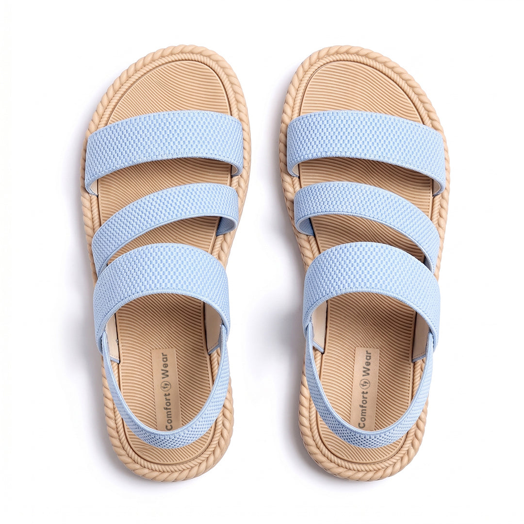 Women's Oasis Comfort Sandals for Beach, Travel and Everyday Walking - Aqua
