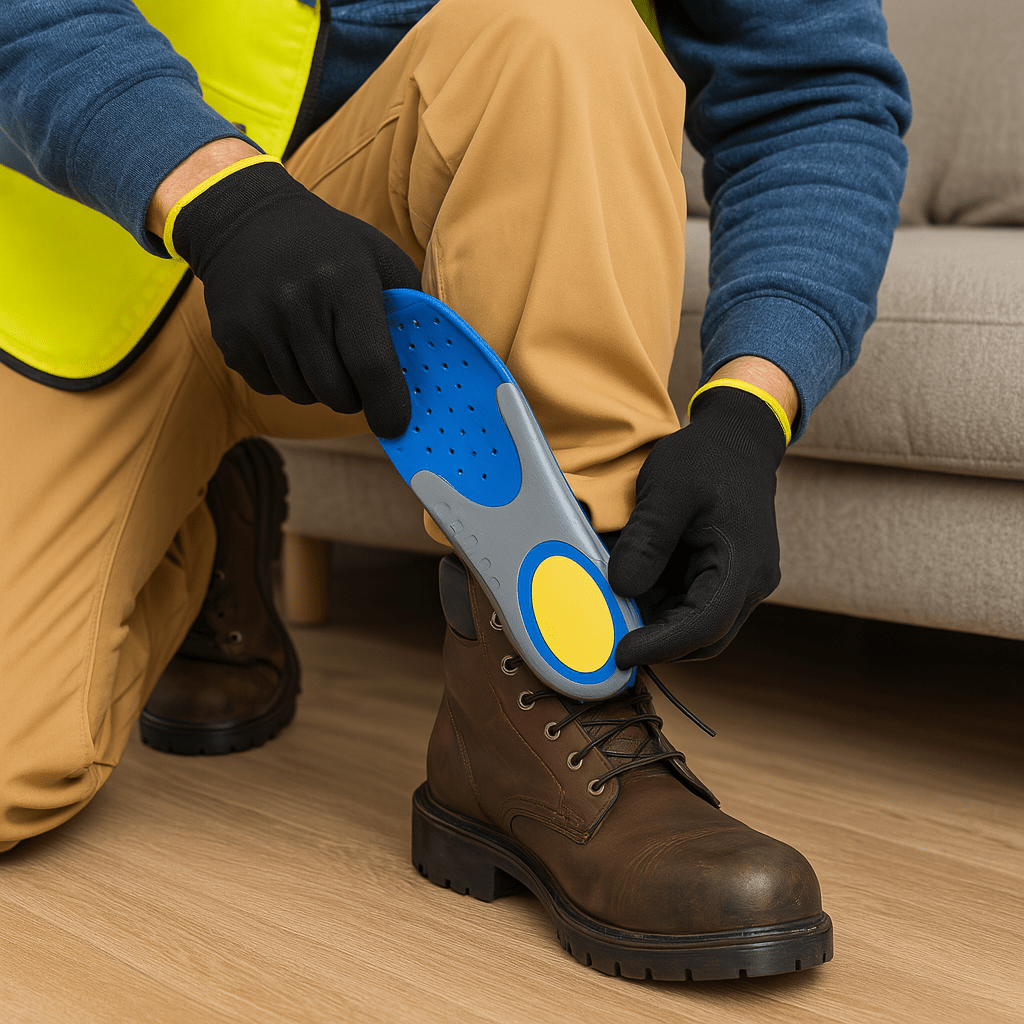 Heavy Duty Support Shoe Insoles for Work Boots and Long Days on Your Feet