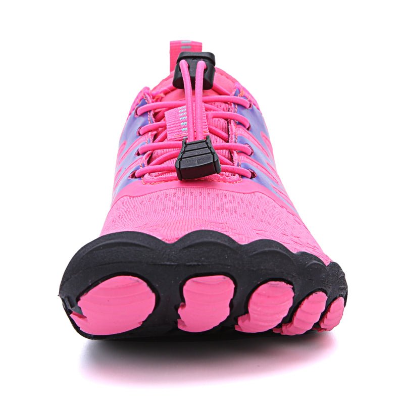 Trail V-Runner Pro Barefoot Shoes for Men and Women - Non-Slip Minimalist Trail Runners - Rose Red