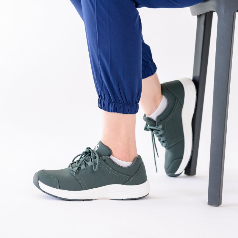 Women's Stride Cushion Walking Shoes for Everyday Comfort and Arch Support - Dark Grey