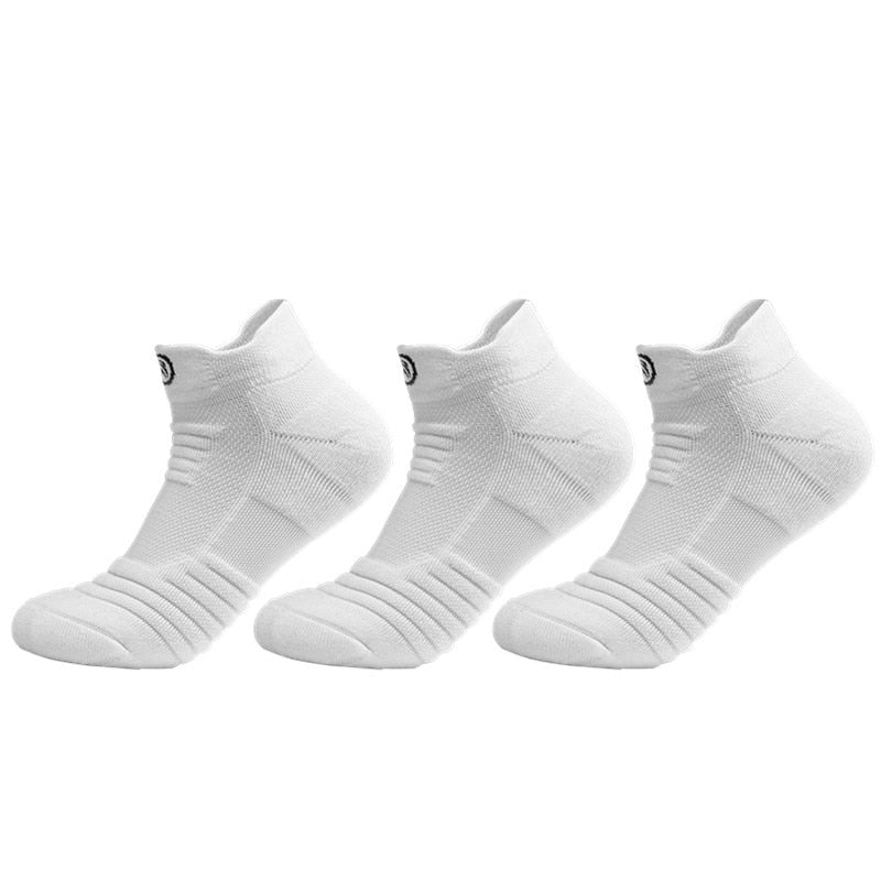 3-Pack Breathable Ankle Socks for Everyday Wear and Active Comfort - White