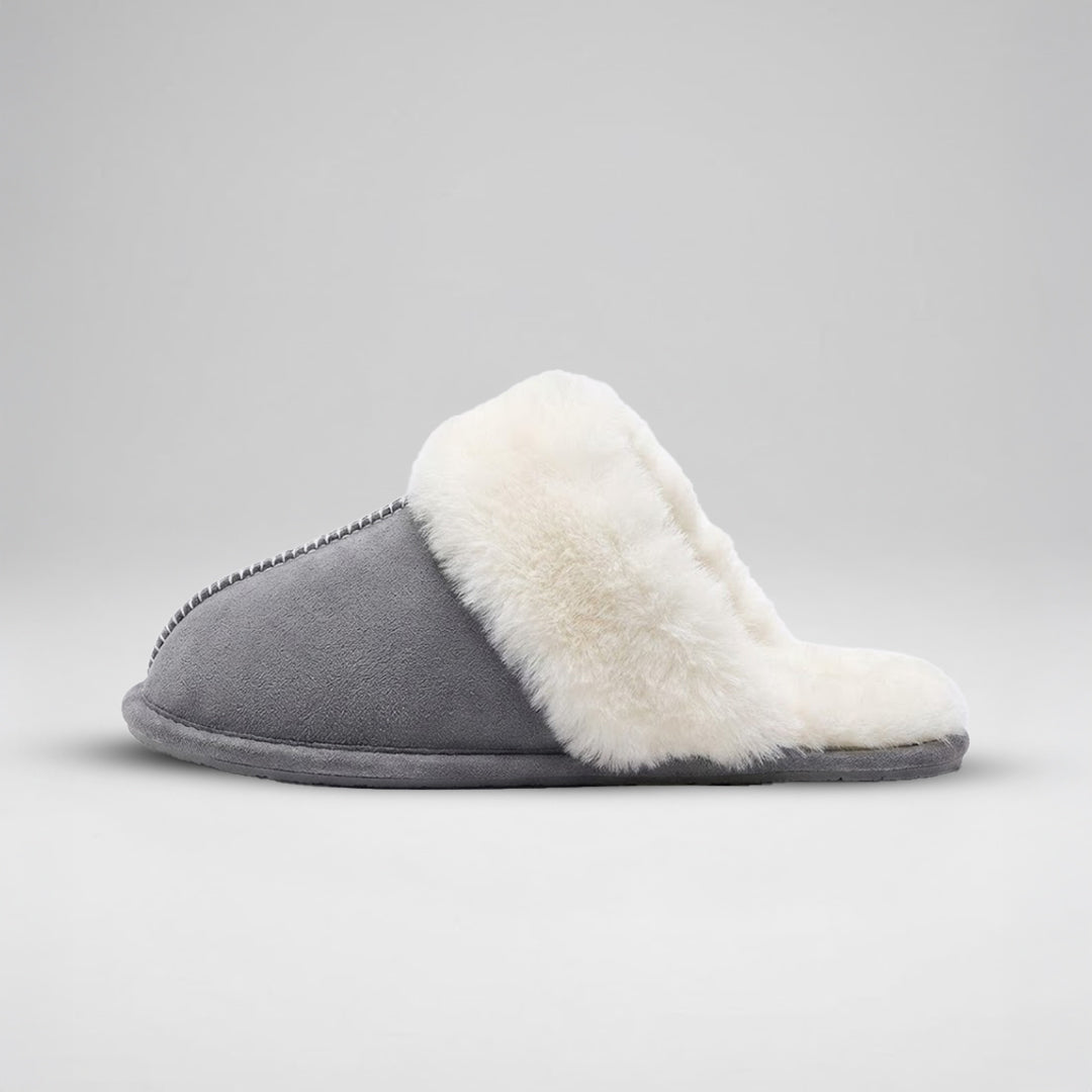 Women's Cozy House Slippers for Indoor Warmth and Everyday Comfort - Gray
