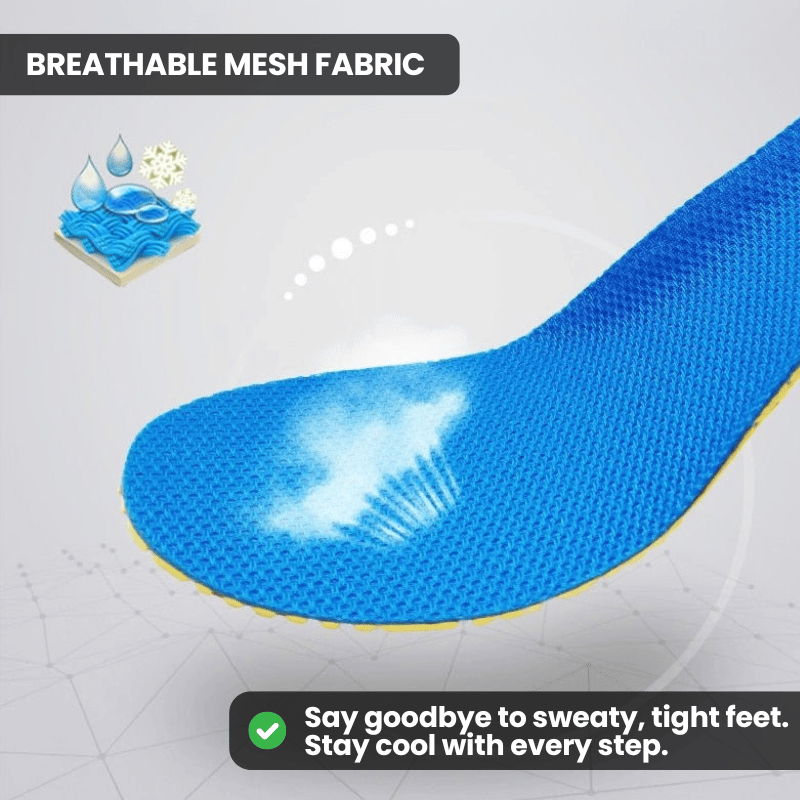 Lightweight Breathable Comfort Insoles for Everyday Shoes
