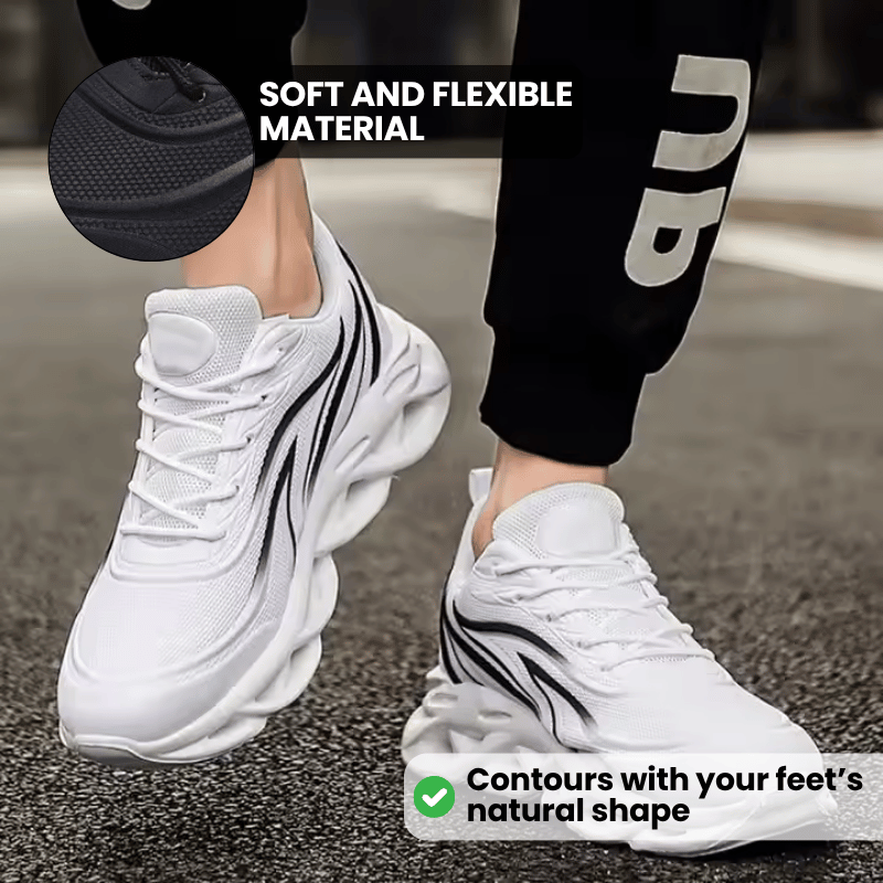 Men's Comfort Cushion Trainers for All-Day Support - Volcano