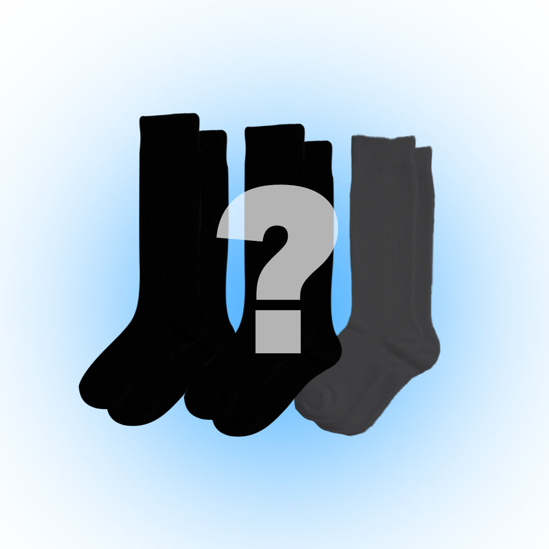 3-Pack Extra-Stretch Socks for Wide Feet, Swelling and All-Day Comfort - Mystery Colours