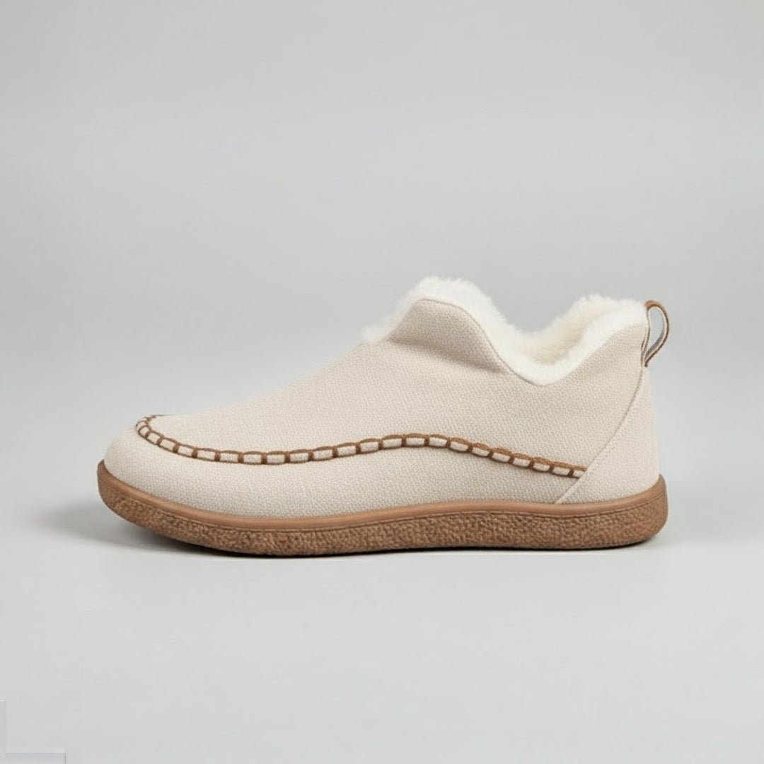 Cloud Cushion House Slippers for Indoor Comfort and Everyday Home Wear - Cream