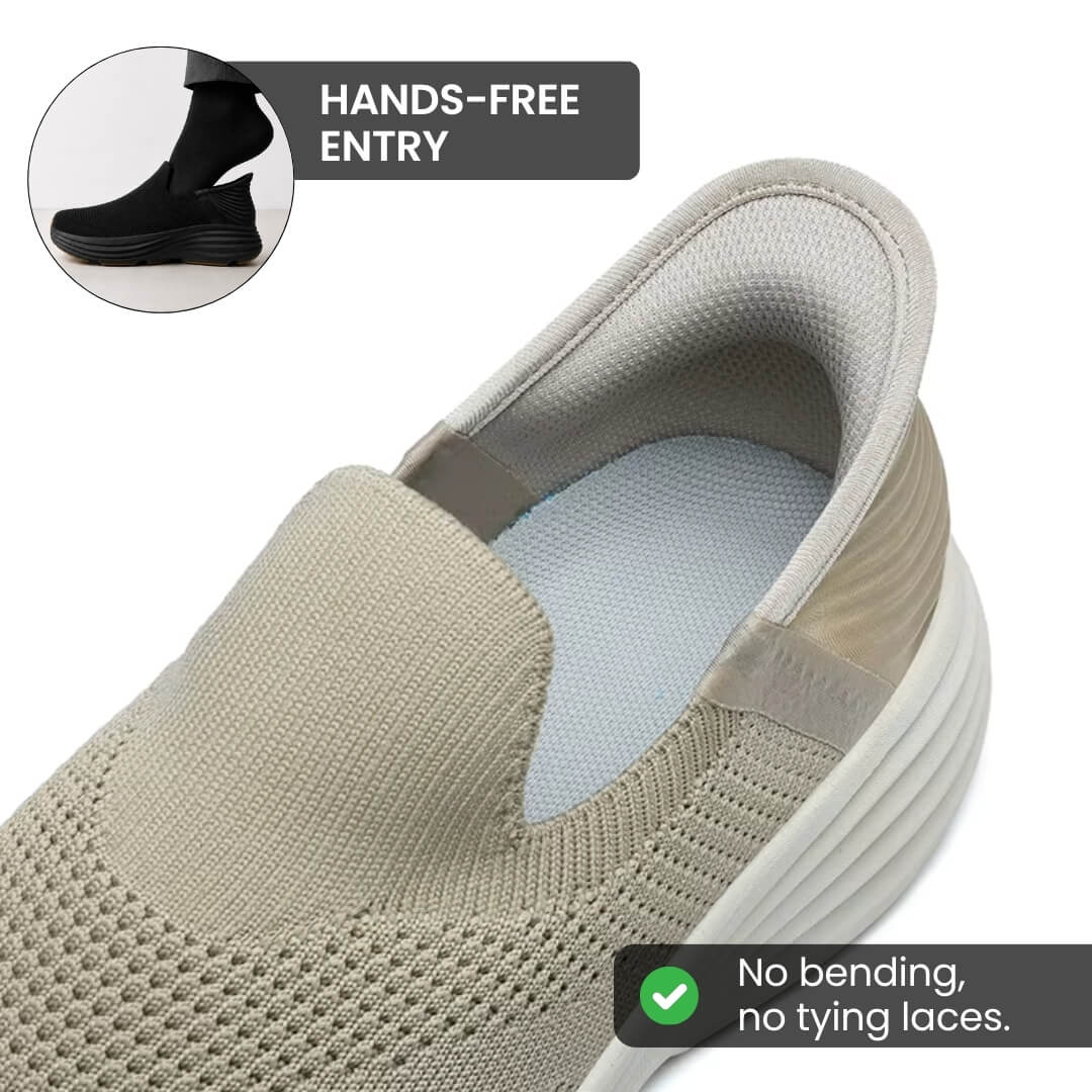 Men's Ortho Cloud Hands-Free Shoes with Wide Toe Box for Easy Comfort