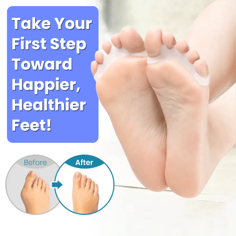 Toe Spacer Set for Toe Alignment and Everyday Foot Comfort