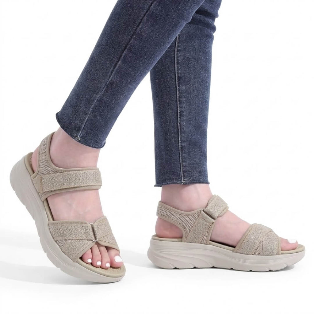 Women's Wide Toe Box Sandals with Arch Support for All-Day Comfort