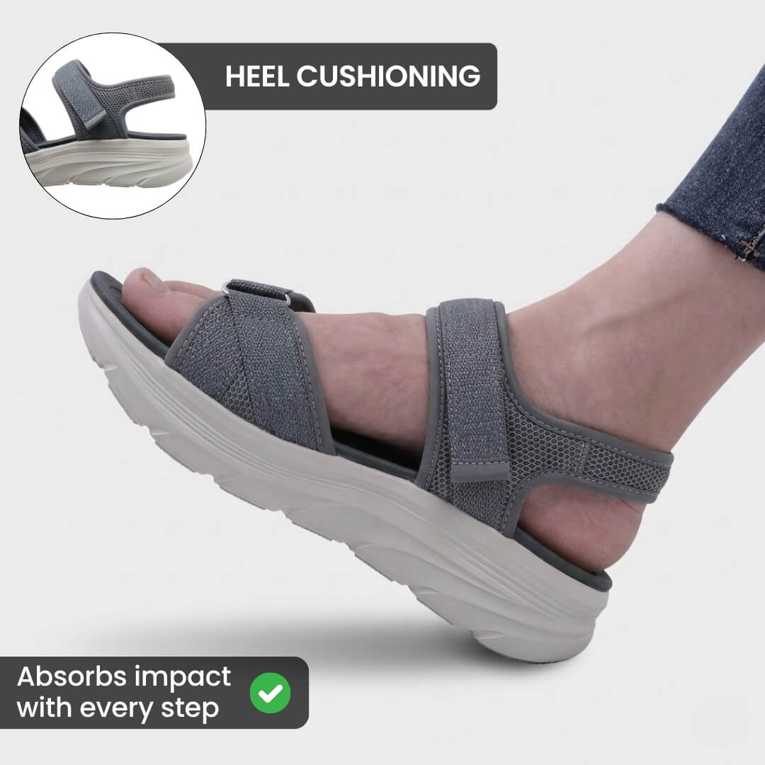 Women's Wide Toe Box Sandals with Arch Support for All-Day Comfort
