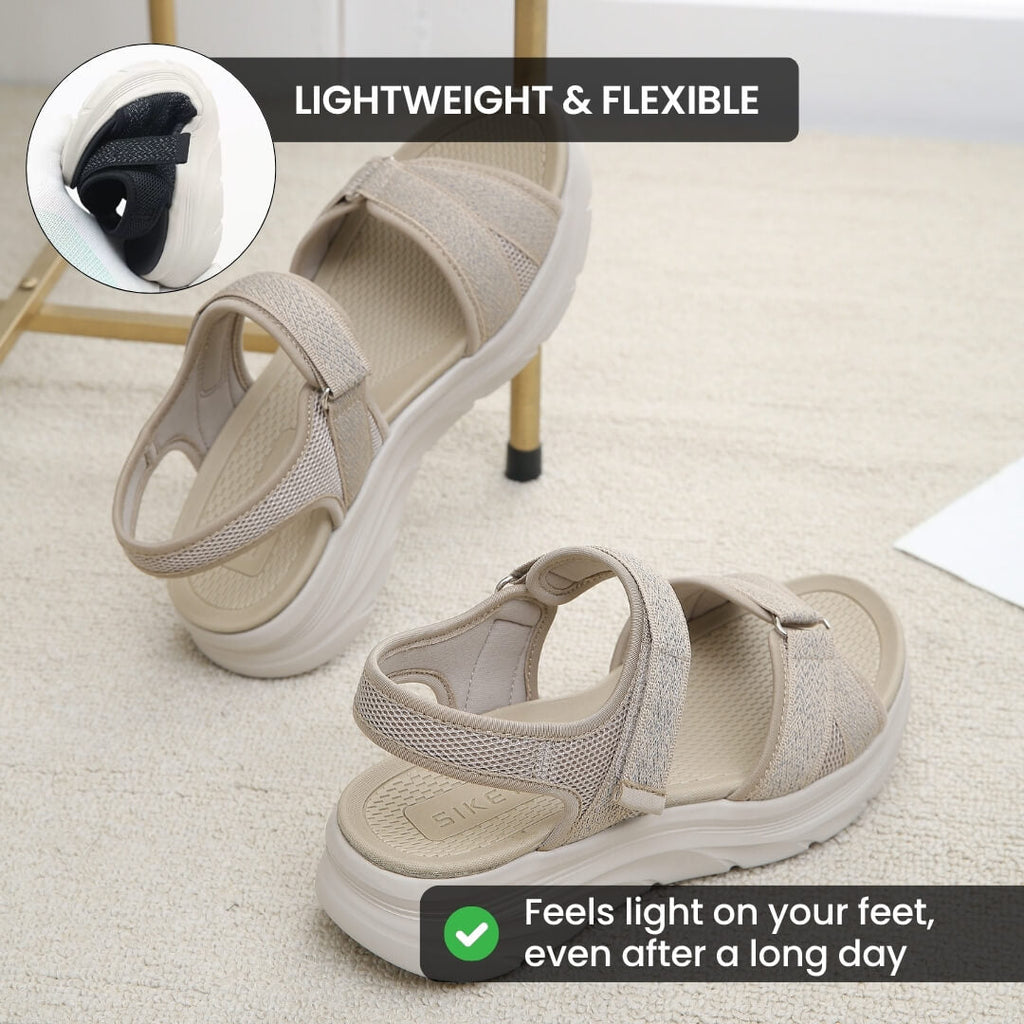 Women's Wide Toe Box Sandals with Arch Support for All-Day Comfort