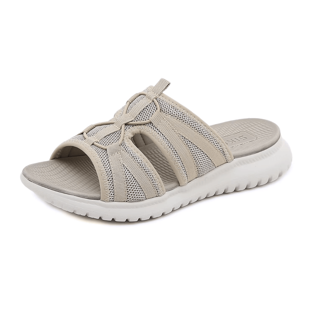 Women's Cushioned Slide Sandals with Pressure-Relief Support for Everyday Wear
