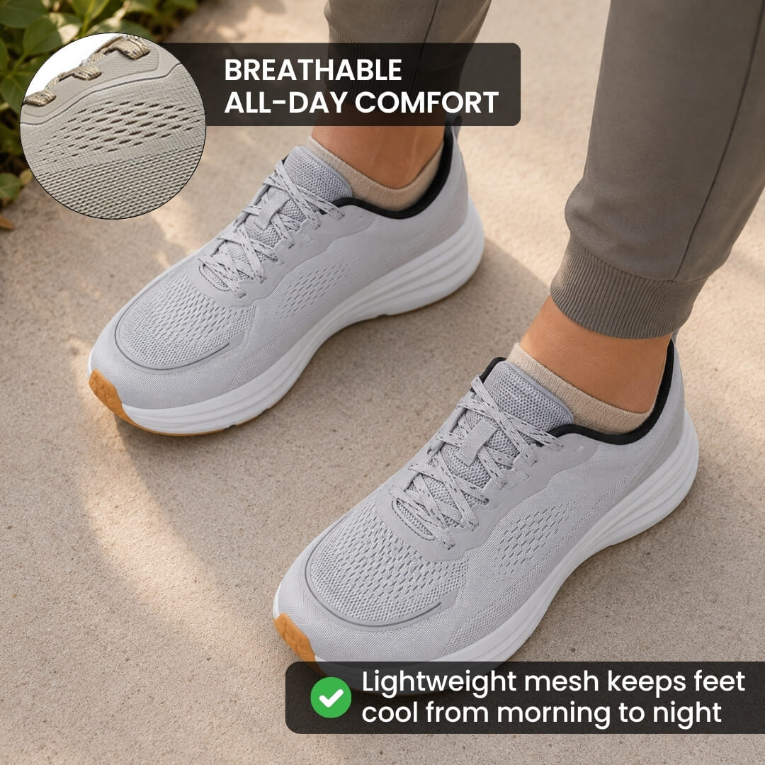 Men's Ortho Cloud Cushion Shoes with Wide Toe Box for All-Day Comfort