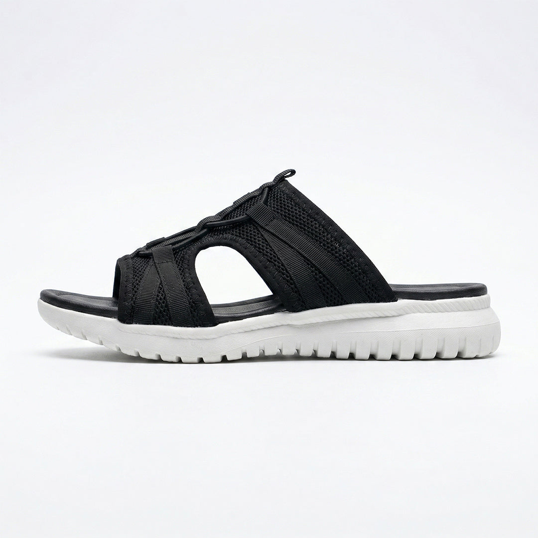 Women's Walking Sandals for Travel, Summer and All-Day Foot Comfort - Black
