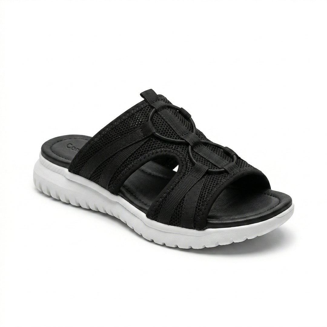 Women's Walking Sandals for Travel, Summer and All-Day Foot Comfort - Black
