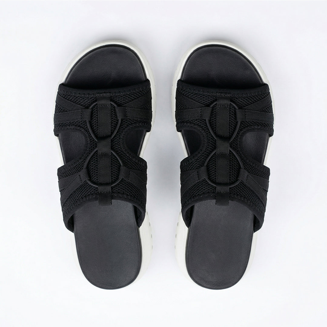 Women's Walking Sandals for Travel, Summer and All-Day Foot Comfort - Black