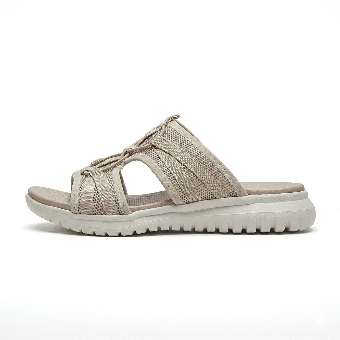Women's Walking Sandals for Travel, Summer and All-Day Foot Comfort - Tan
