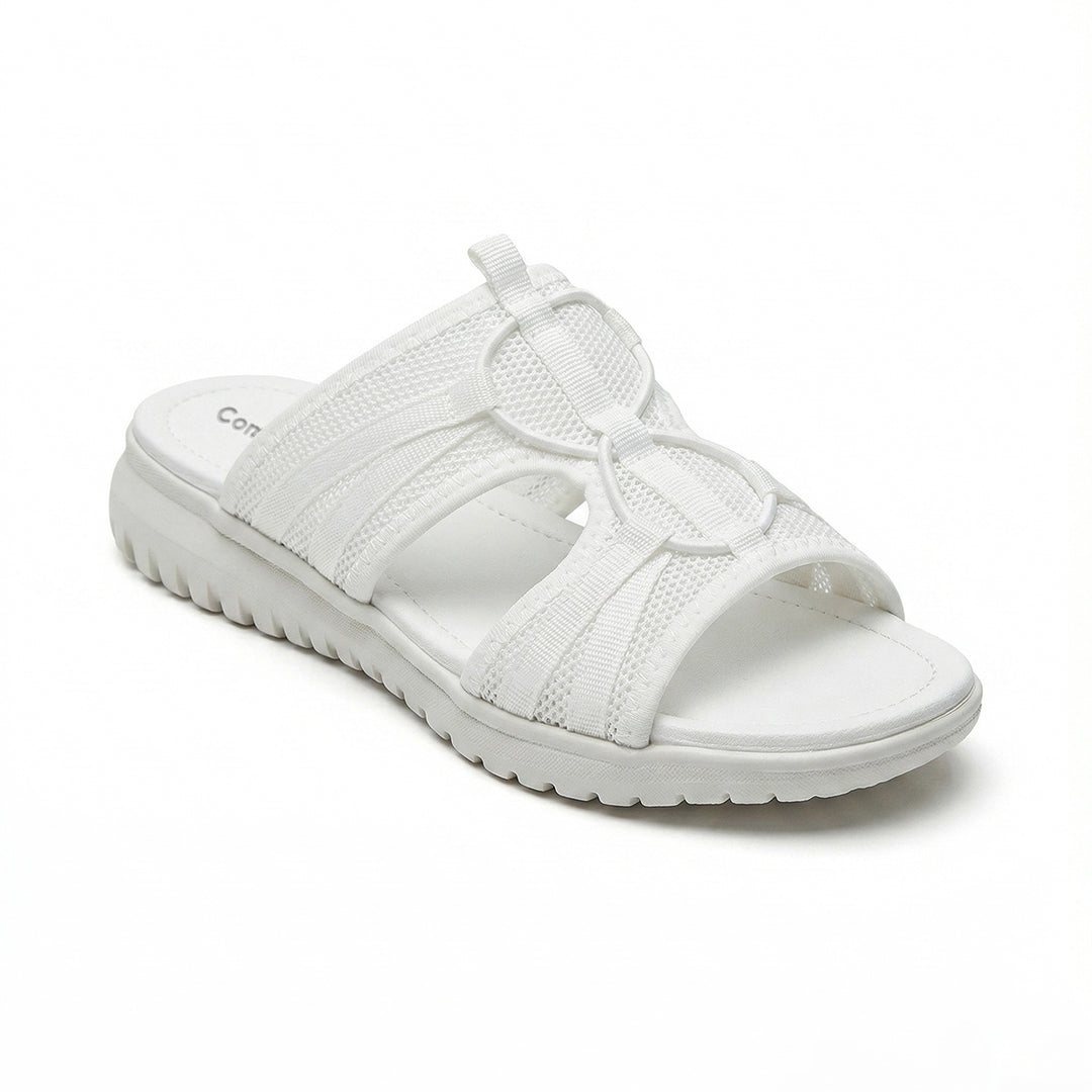 Women's Walking Sandals for Travel, Summer and All-Day Foot Comfort - White