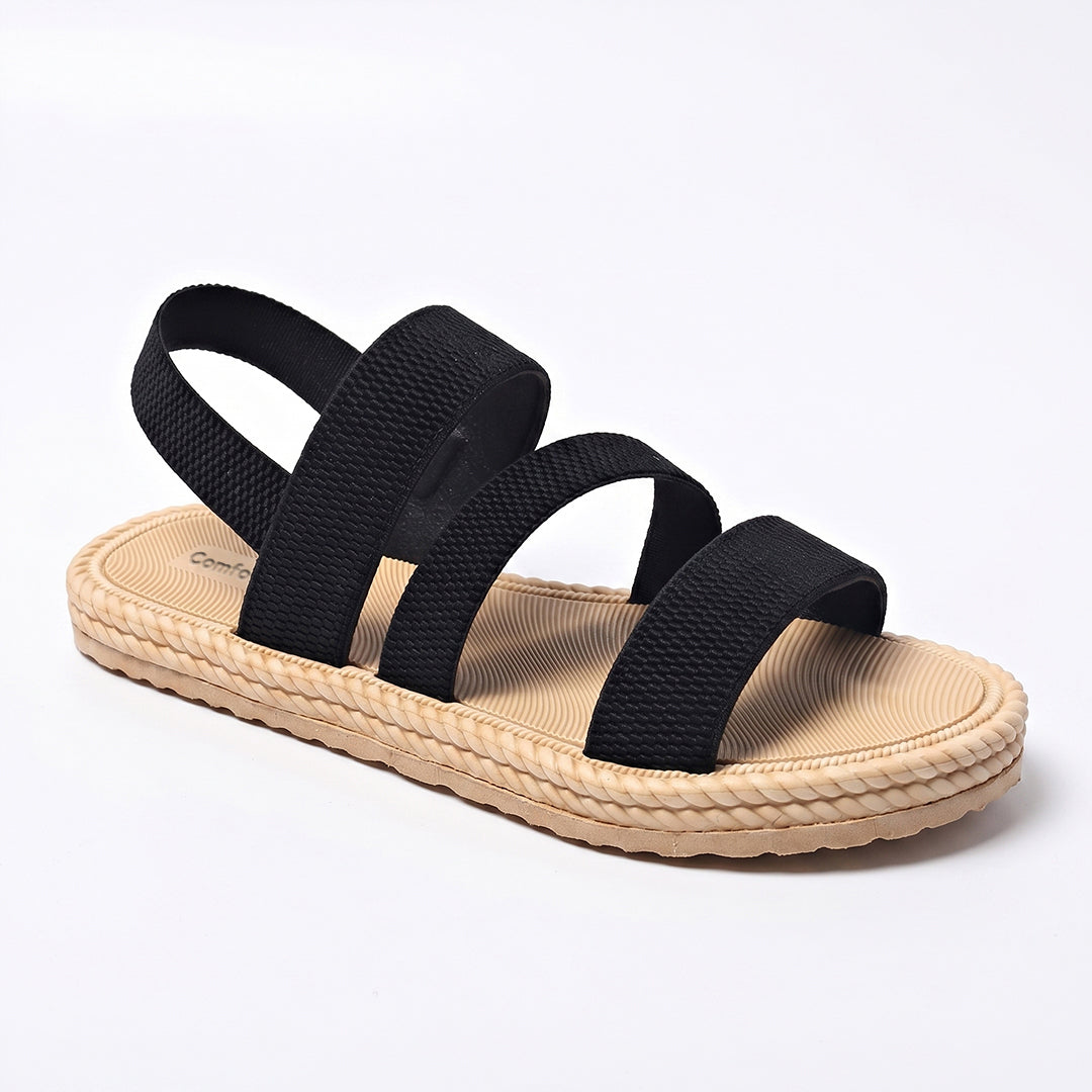 Women's Oasis Comfort Sandals for Beach, Travel and Everyday Walking - Black