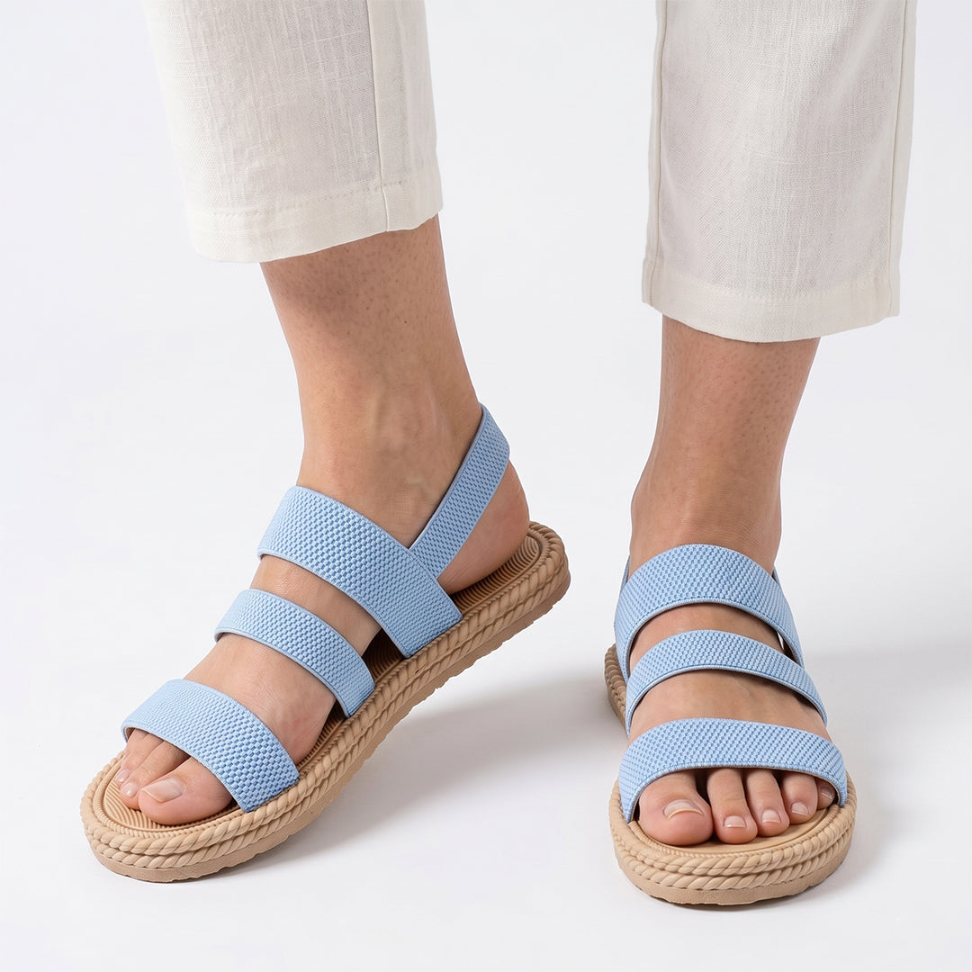Women's Oasis Comfort Sandals for Beach, Travel and Everyday Walking - Aqua