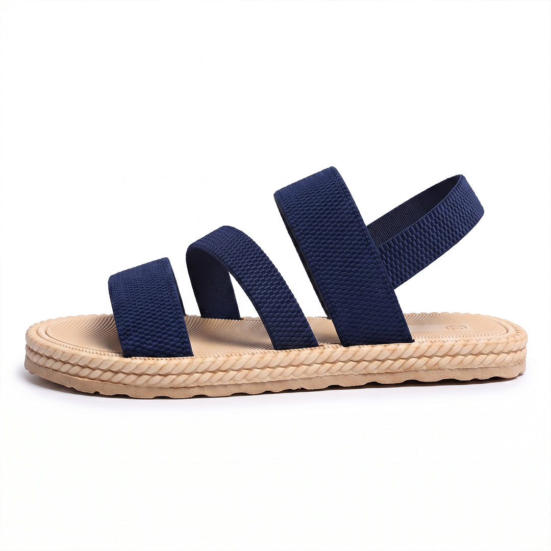 Women's Oasis Comfort Sandals for Beach, Travel and Everyday Walking - Navy