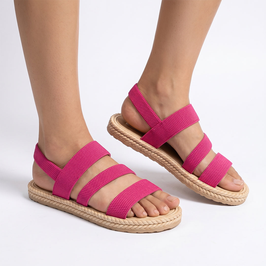 Women's Oasis Comfort Sandals for Beach, Travel and Everyday Walking - Pink