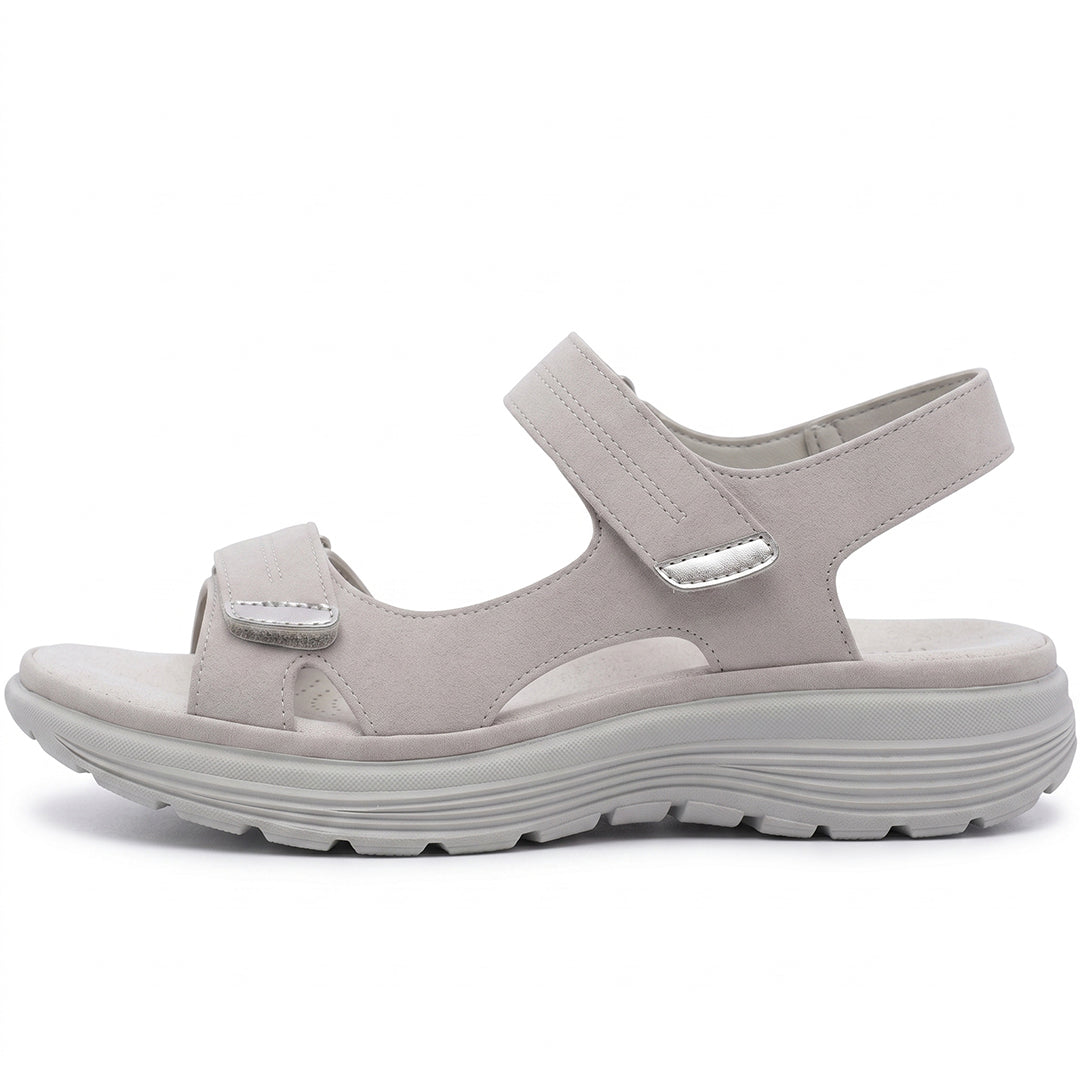 Women's Ortho Arch Support Sandals for Walking and All-Day Foot Comfort - Gray