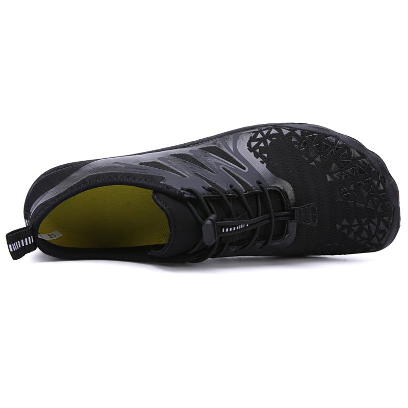 Trail V-Runner Pro Barefoot Shoes for Men and Women - Non-Slip Minimalist Trail Runners - Black