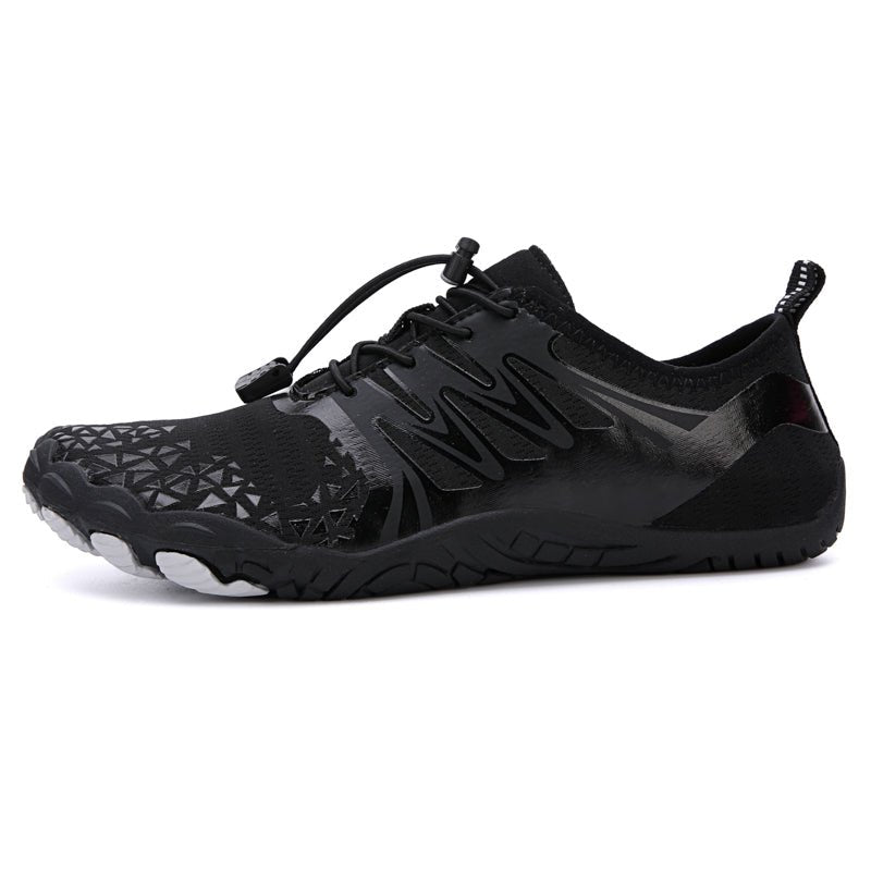 Trail V-Runner Pro Barefoot Shoes for Men and Women - Non-Slip Minimalist Trail Runners - Black