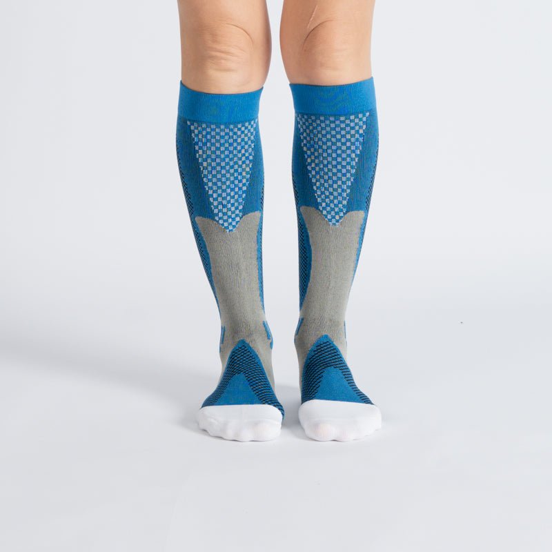12-Pack Comfort Compression Socks for Work, Travel and All-Day Leg Support