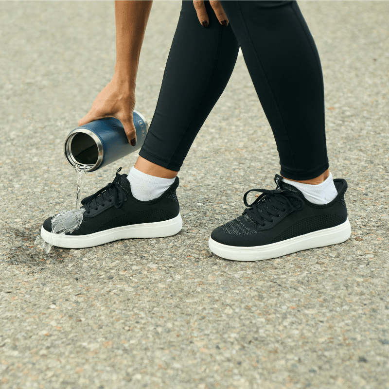 Women's Daily Slip-On Comfort Shoes for Walking and Standing All Day - Black