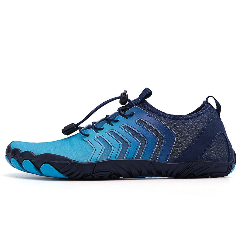Trail V-Runner Pro Barefoot Shoes for Men and Women - Non-Slip Minimalist Trail Runners - Dark Blue