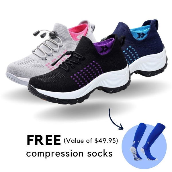 Women's Ortho Shoe Bundle for Walking, Fitness and All-Day Support