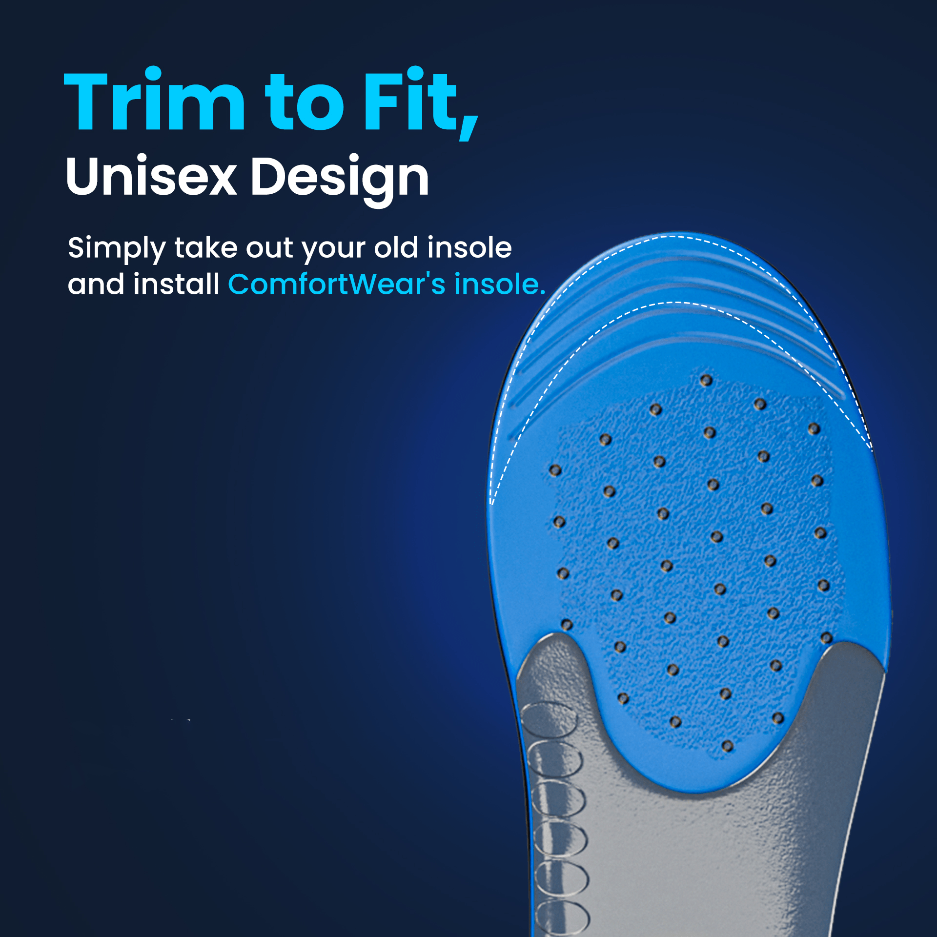 Heavy Duty Support Shoe Insoles for Work Boots and Long Days on Your Feet