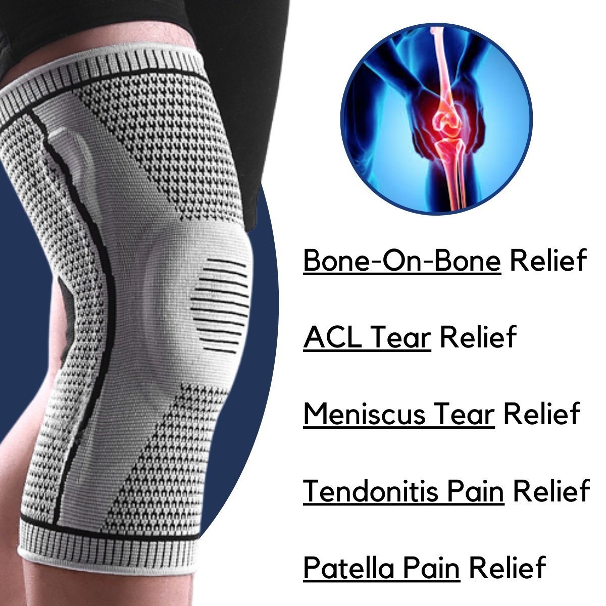 Knee Compression Sleeves for Everyday Support During Walking and Training