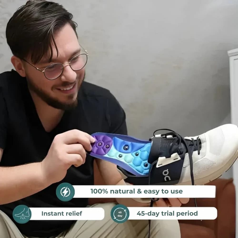 Magnetic Insoles for Everyday Foot Comfort and Cushioned Support