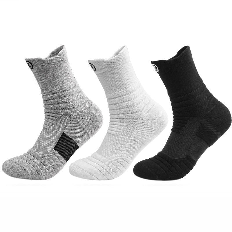 3-Pack Breathable Crew Socks for Everyday Wear and Active Comfort - Mixed