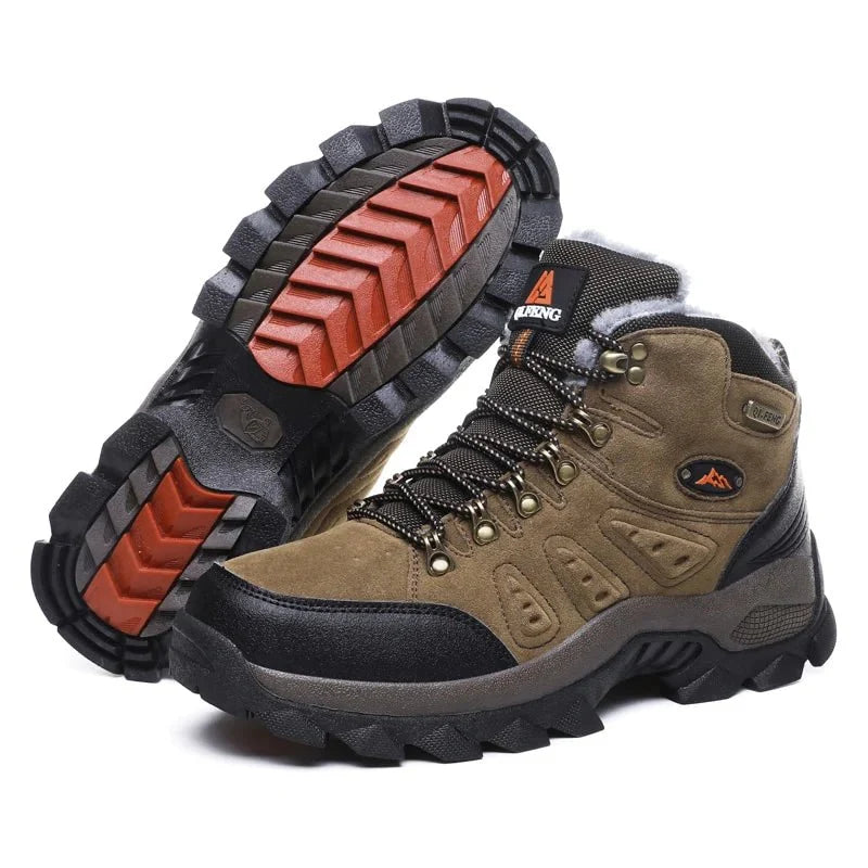 Men's Montana Hiking Boots for Trail Walking, Outdoor Support and Everyday Wear - Brown