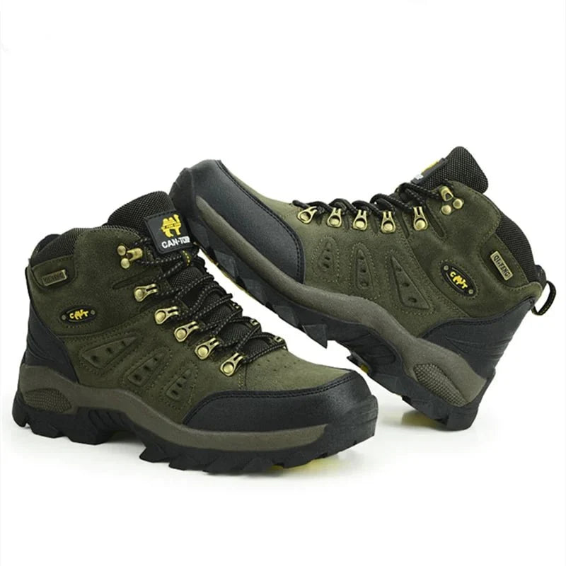 Men's Montana Hiking Boots for Trail Walking, Outdoor Support and Everyday Wear - Green