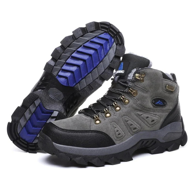 Men's Montana Hiking Boots for Trail Walking, Outdoor Support and Everyday Wear - Grey