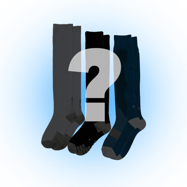 3-Pack Mystery Compression Socks for Work, Travel and All-Day Leg Support