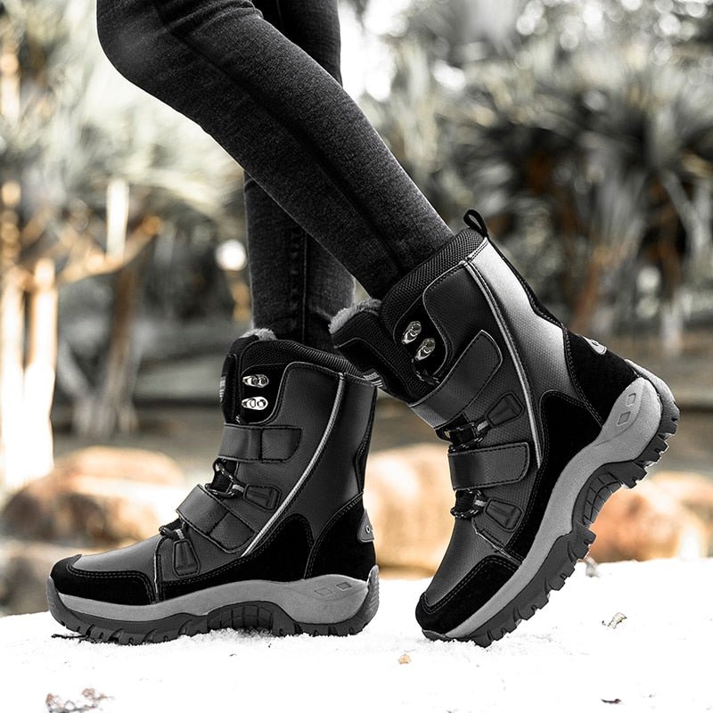 Women's Thermo Winter Boots for Cold Weather Walking and Everyday Warmth - Black