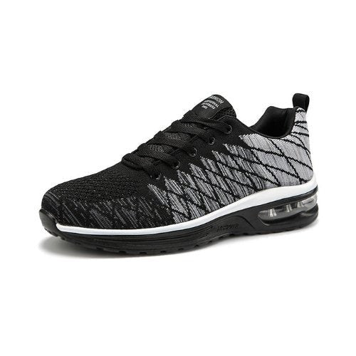Men's Breathable Ortho Everyday Shoes for Walking and Work Comfort - Black