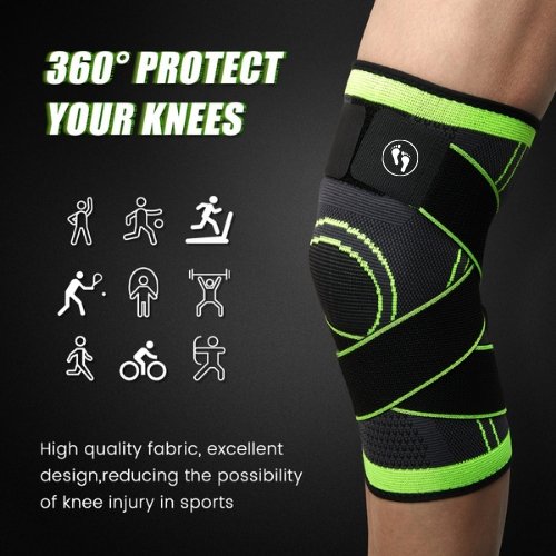 Ortho Knee Sleeve with Adjustable Knee Wrap for Everyday Support