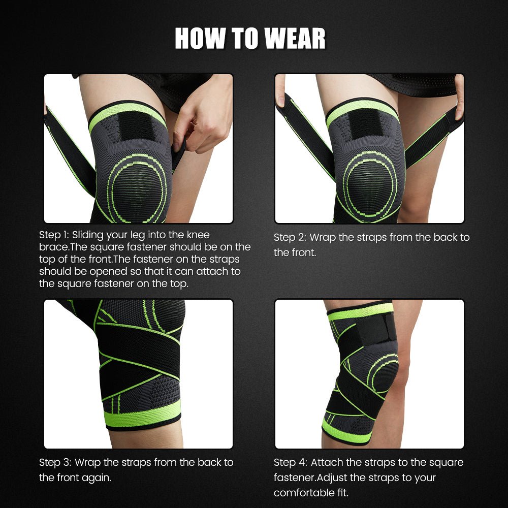 Ortho Knee Sleeve with Adjustable Knee Wrap for Everyday Support