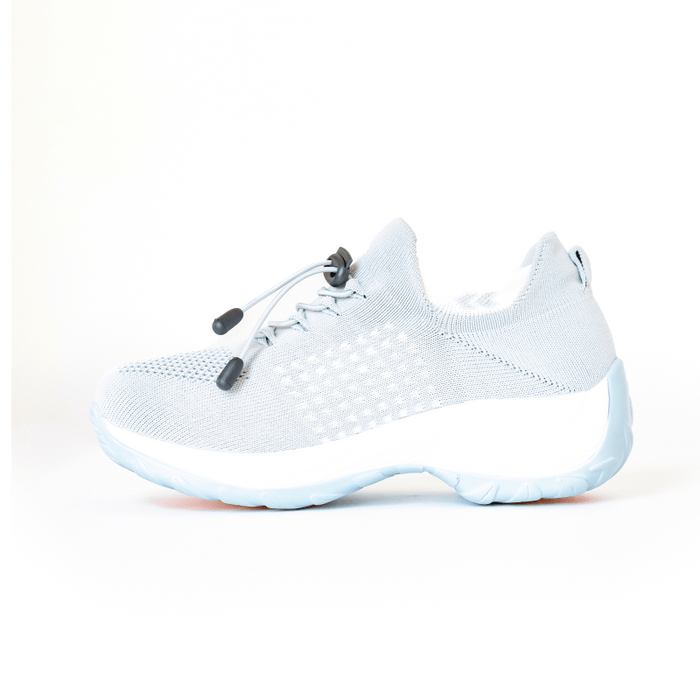 Women's Ortho Stretch Cushion Shoes for Arch Support and All-Day Walking Comfort - Arctic Grey