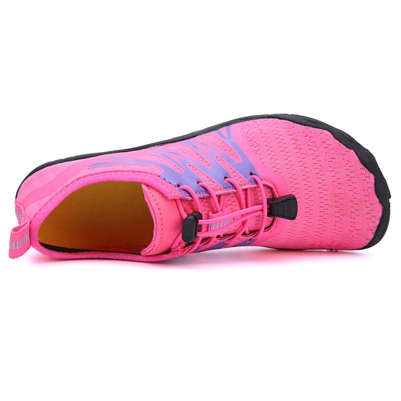 Trail V-Runner Pro Barefoot Shoes for Men and Women - Non-Slip Minimalist Trail Runners - Rose Red