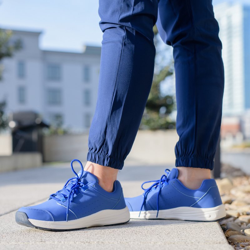 Women's Stride Cushion Walking Shoes for Everyday Comfort and Arch Support - Blue